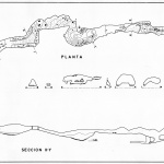 Topografía de la cueva "Cova Calera"